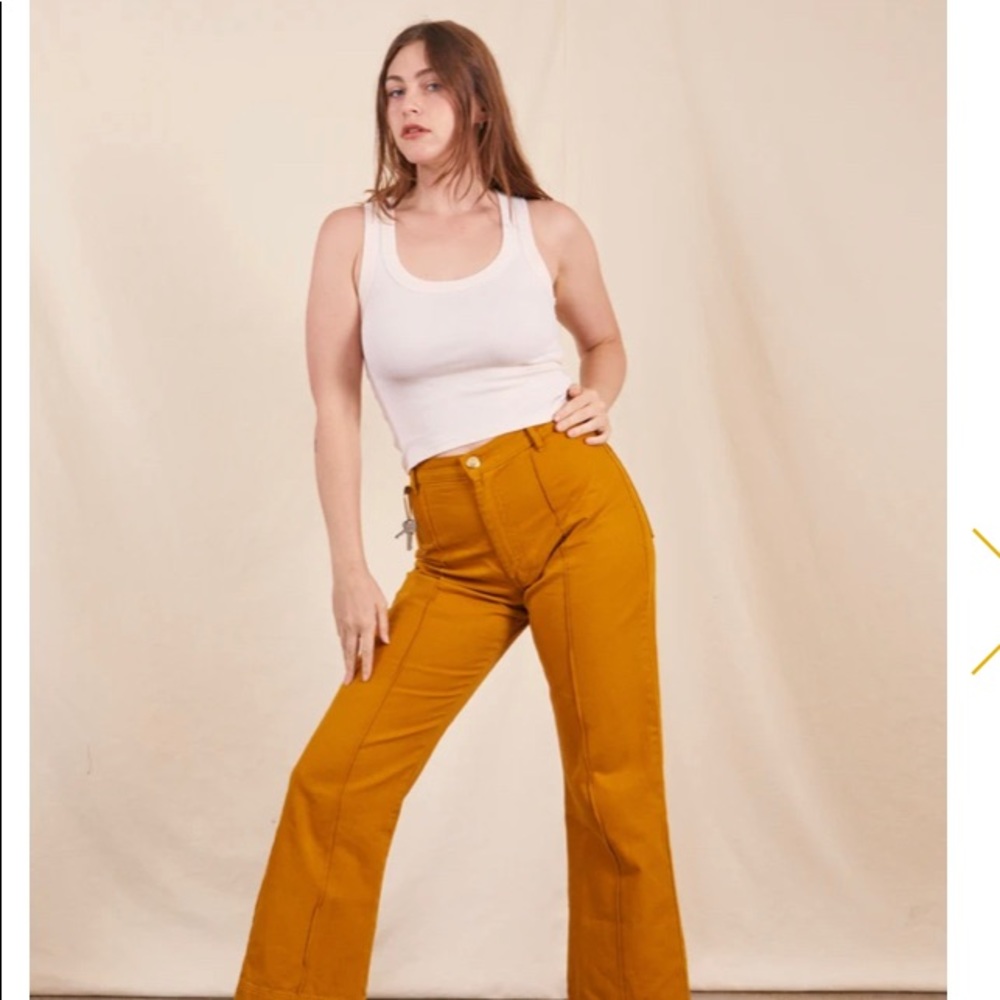 Big Bud Press - Western Pants - Spicy Mustard - M